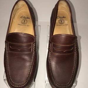 Clarks Men’s Brown Loafers Size 10.5M